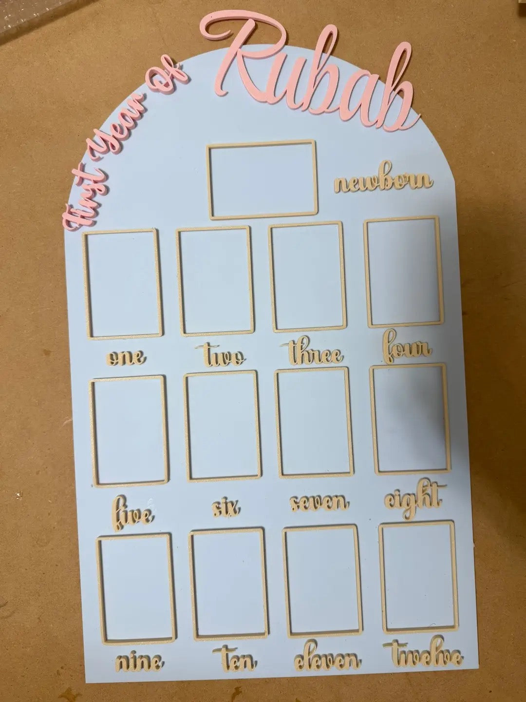 Milestone Photo Board