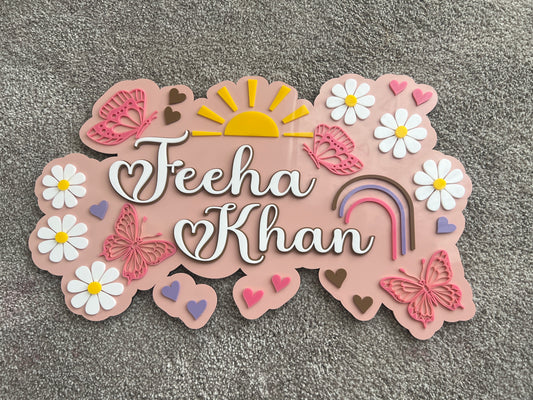 Girl Nursery Sign