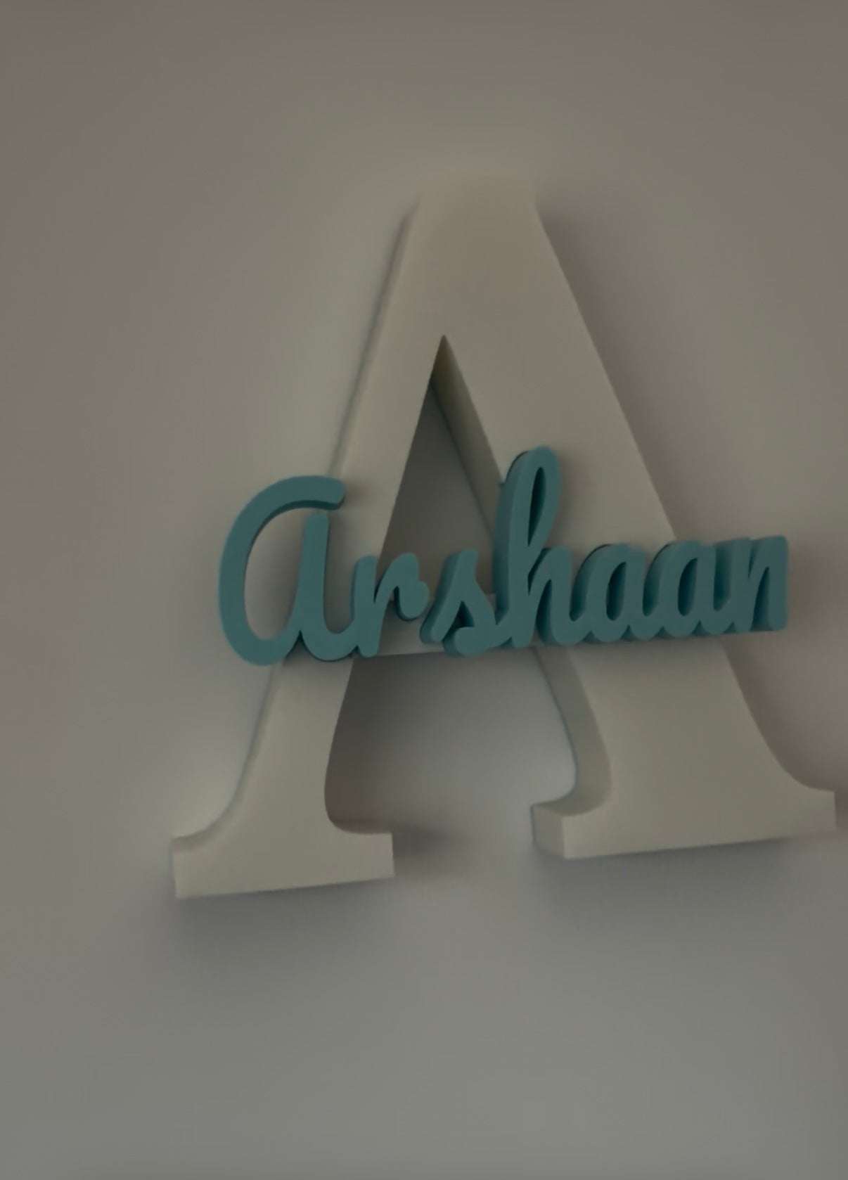 3D Baby Name Sign