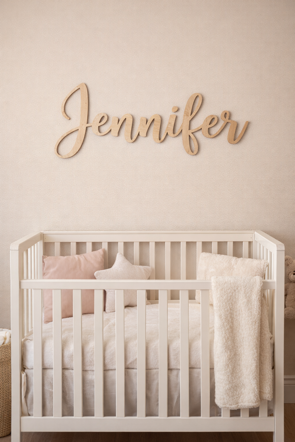 Wooden Name Sign cutout