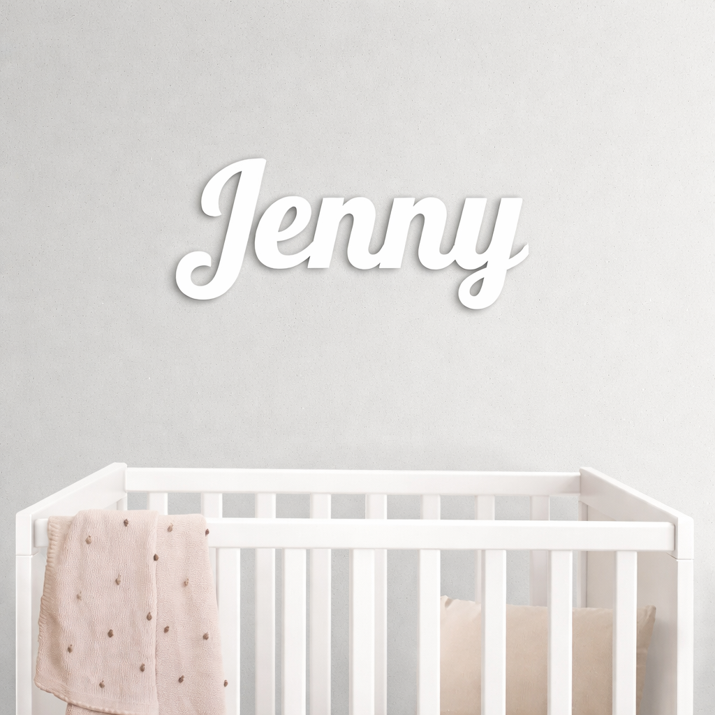 Wooden Name Sign cutout