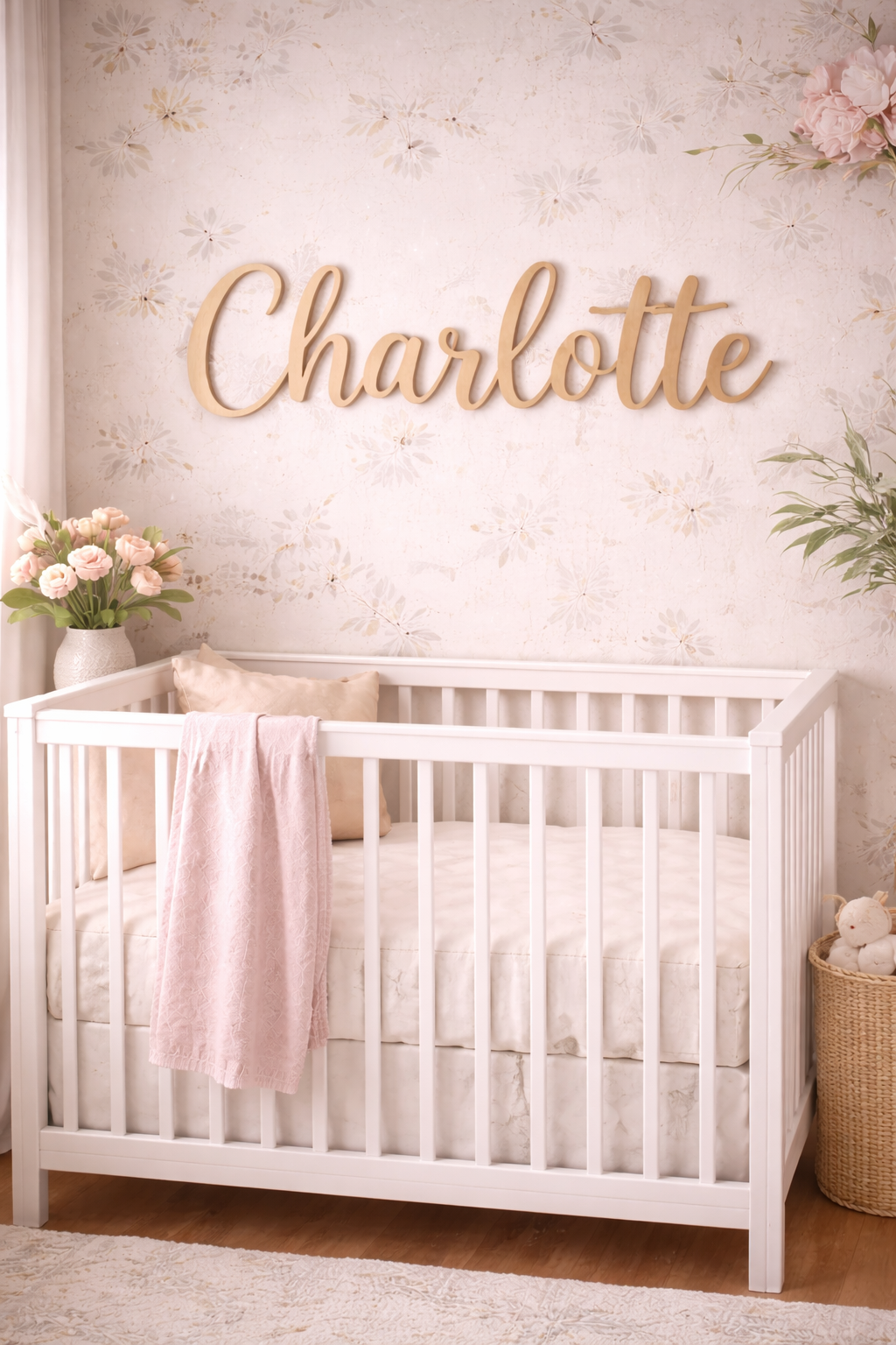 Wooden Name Sign cutout
