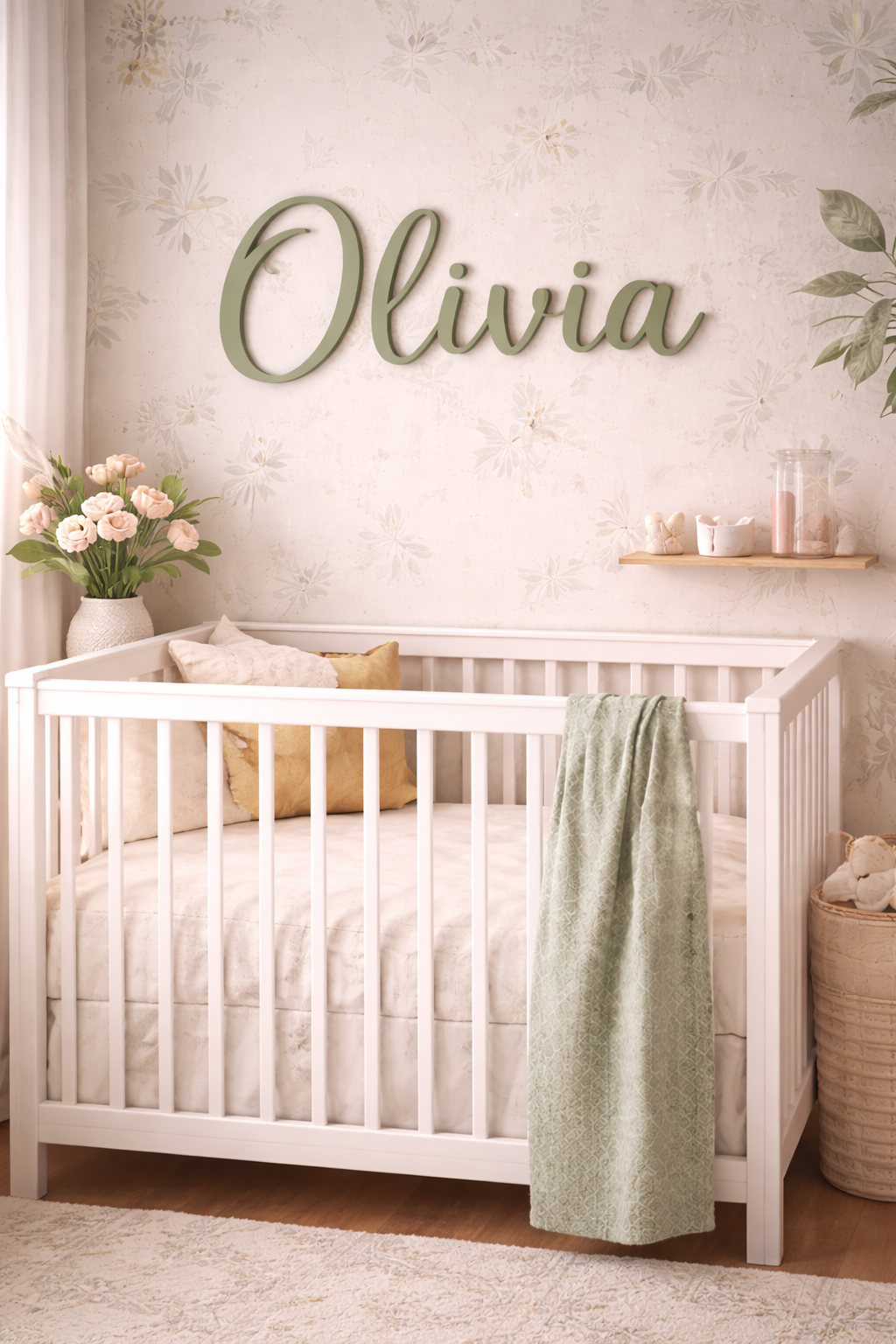 Wooden Name Sign cutout