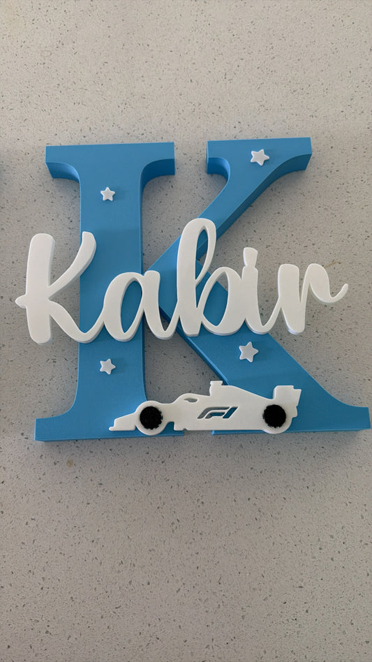Car Theme Sign