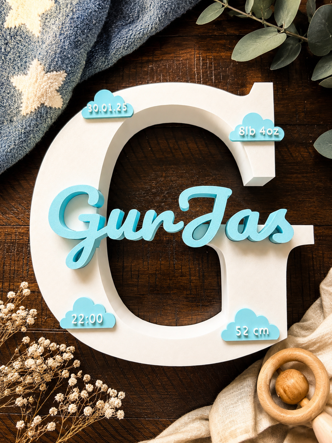Custom 3D Baby Name