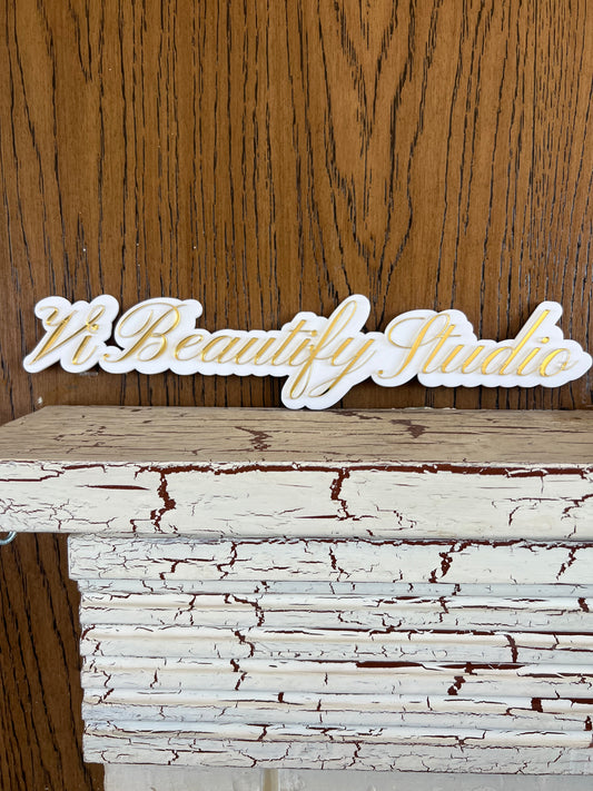 3D Acrylic Business Sign