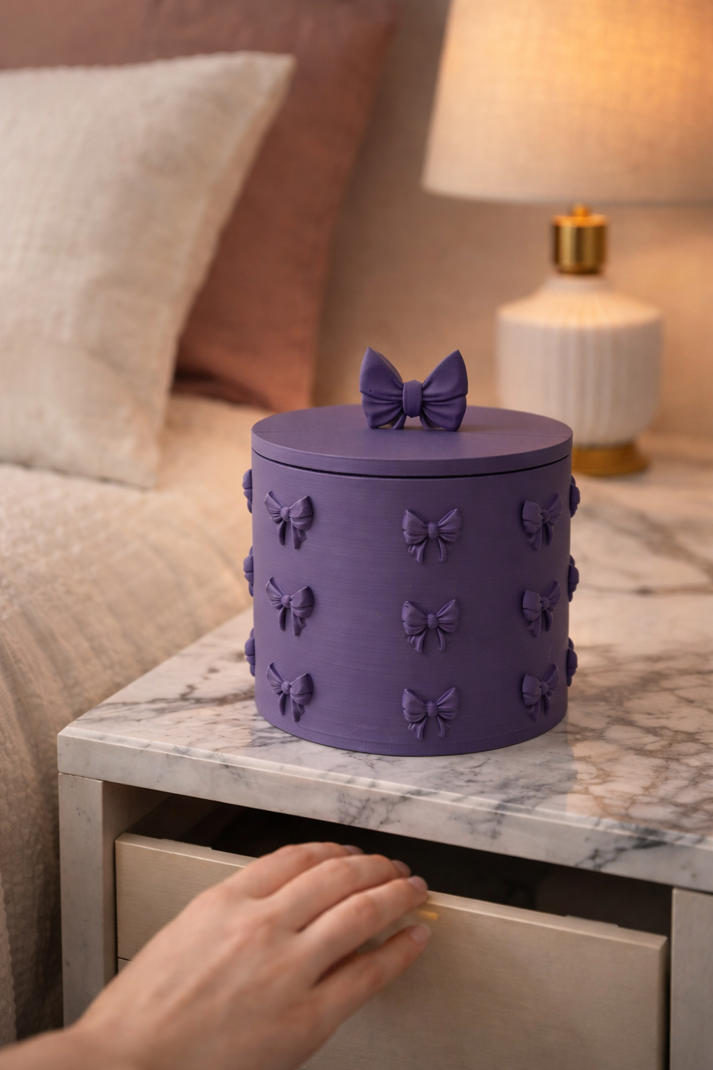 Coquette Bow Container