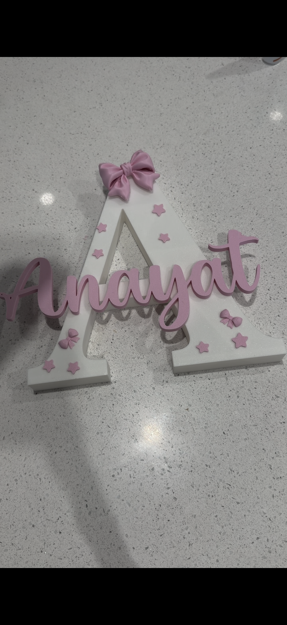 Bow Theme Sign