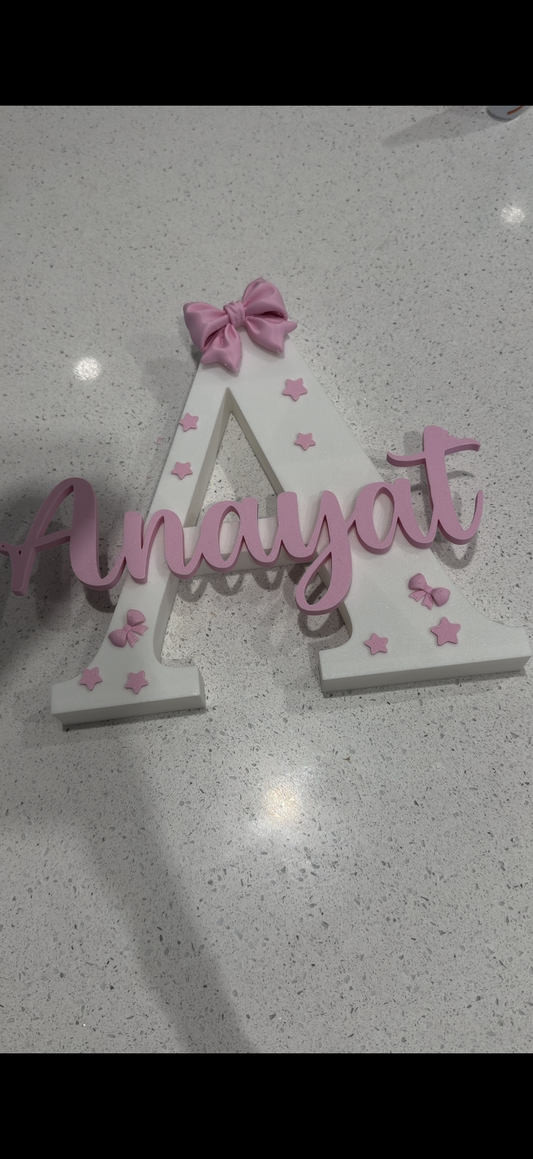 Bow Theme Sign