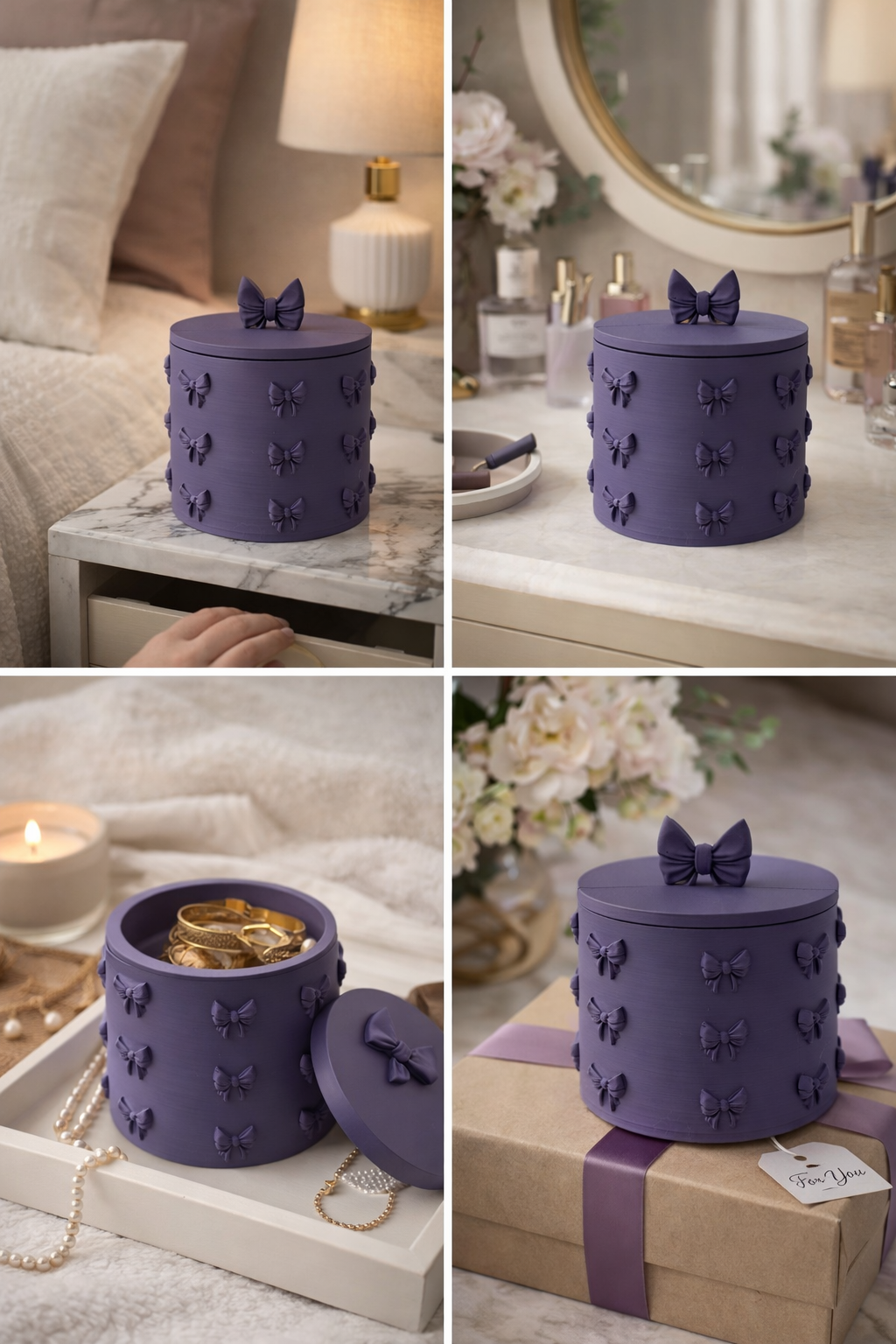 Coquette Bow Container