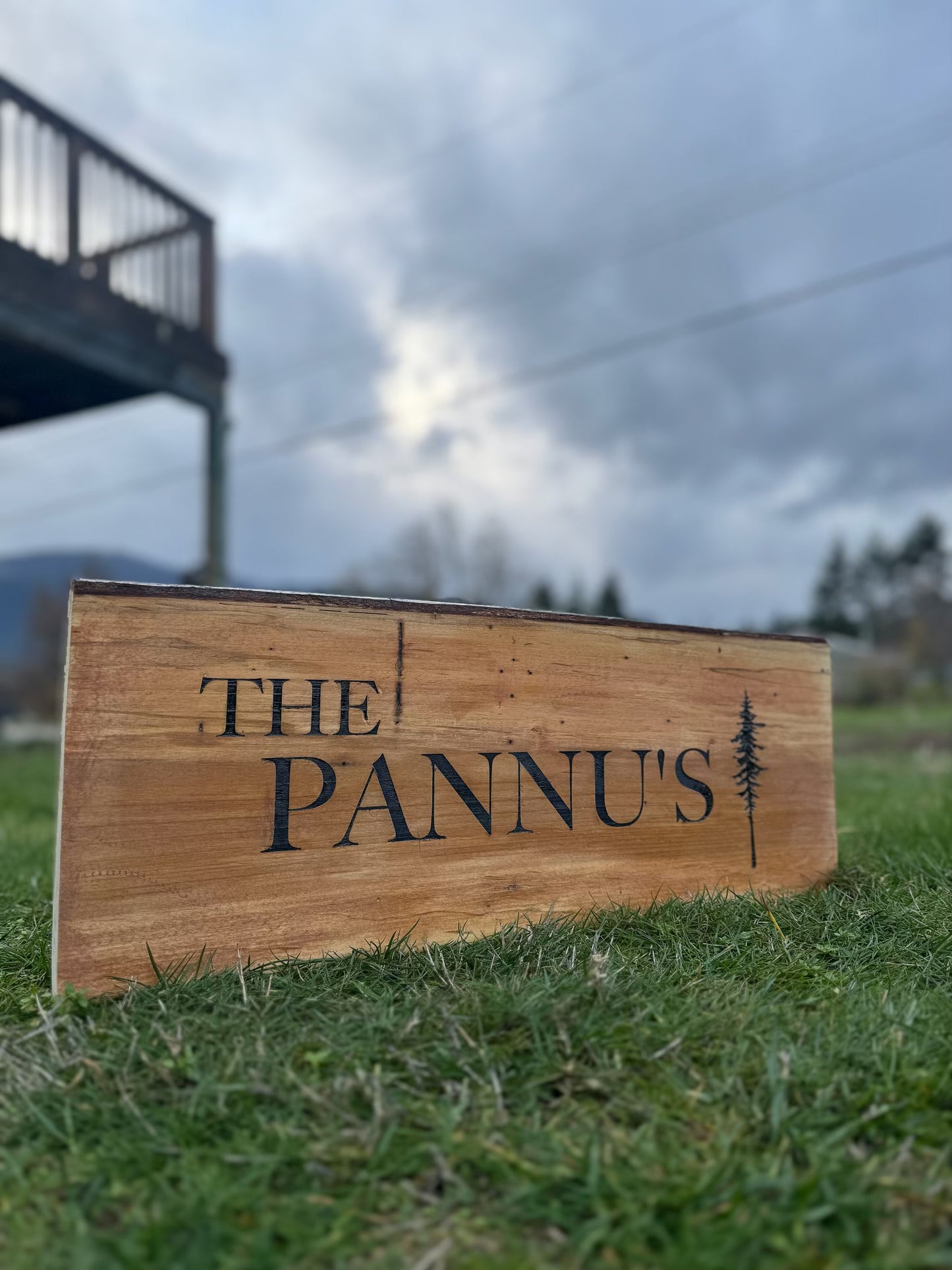 Wooden Luxury Sign