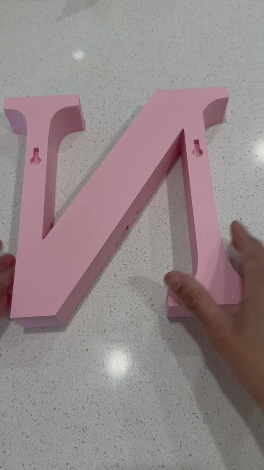 3D Baby Name Sign