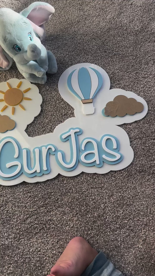Nursery Name Sign