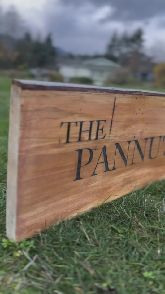 Wooden Luxury Sign